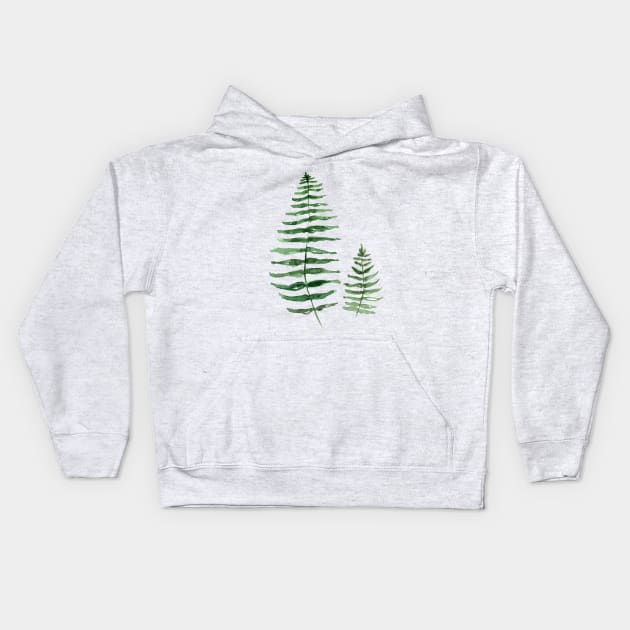 Ferns Kids Hoodie by KaylaPhan